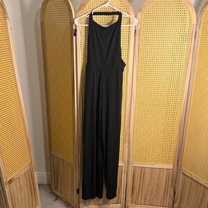 Z Supply Black Tie Up Jumpsuit